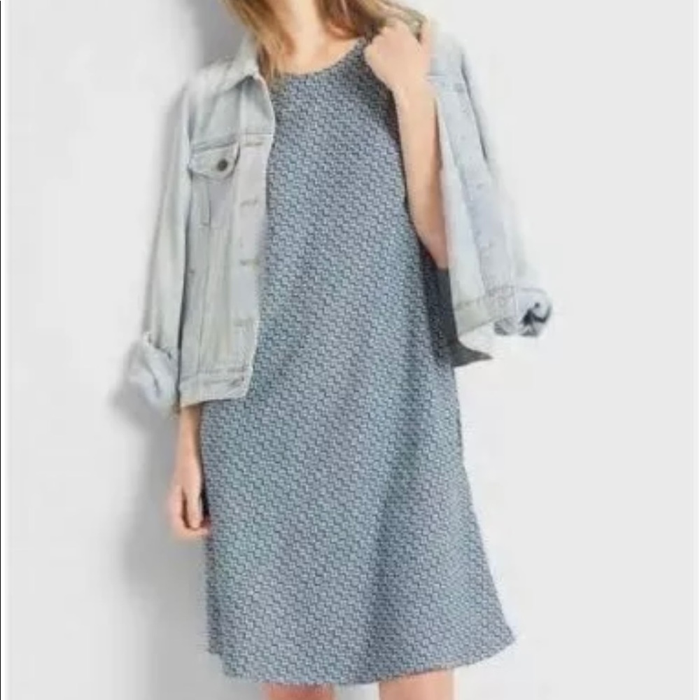 GAP TENCEL Sleeveless Clover Print Swing Dress
